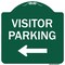 Signmission Visitor Parking 1 Heavy-Gauge Aluminum Architectural Sign, 18" x 18", GW-1818-9872 A-DES-GW-1818-9872 - alternate 1